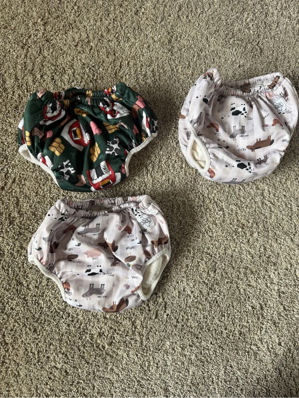 2T-5T Texas Tushies all in one reuseable diapers